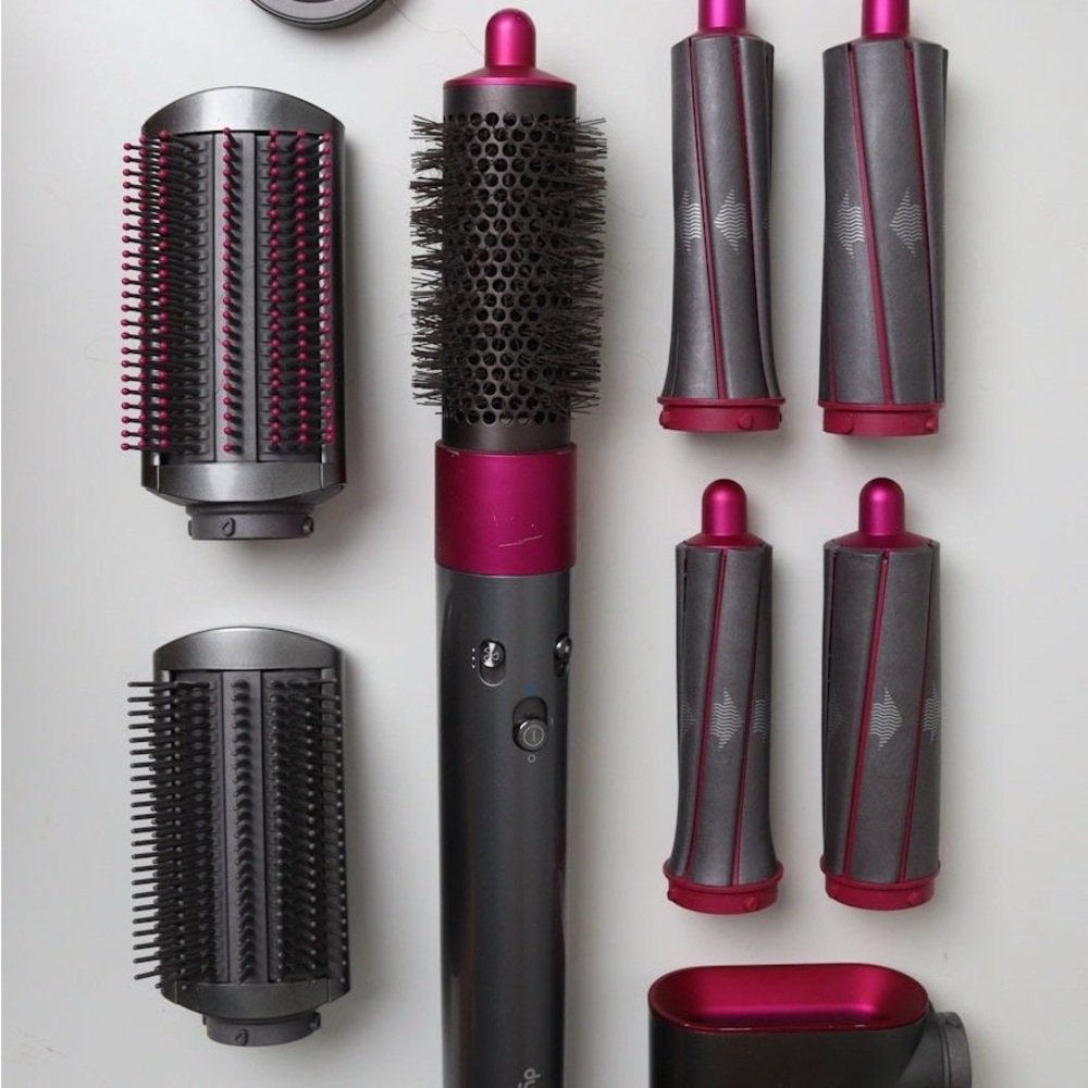 Dyson Hair Styler Set - Black and Pink